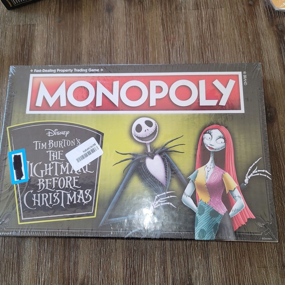 Monopoly Disney Tim Burton The Night Before Christmas